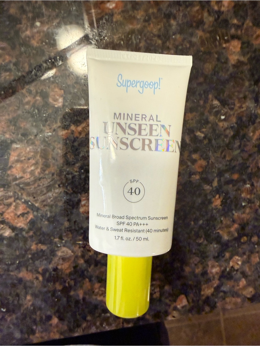 Supergoop! Unseen sunscreen Mineral Sunscreen SPF 40